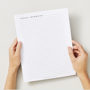 TRAVEL JOURNAL (Instant download & print)