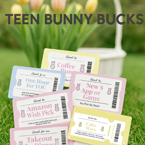 Easter Coupons for TEENAGERS! (Ready to Print!)