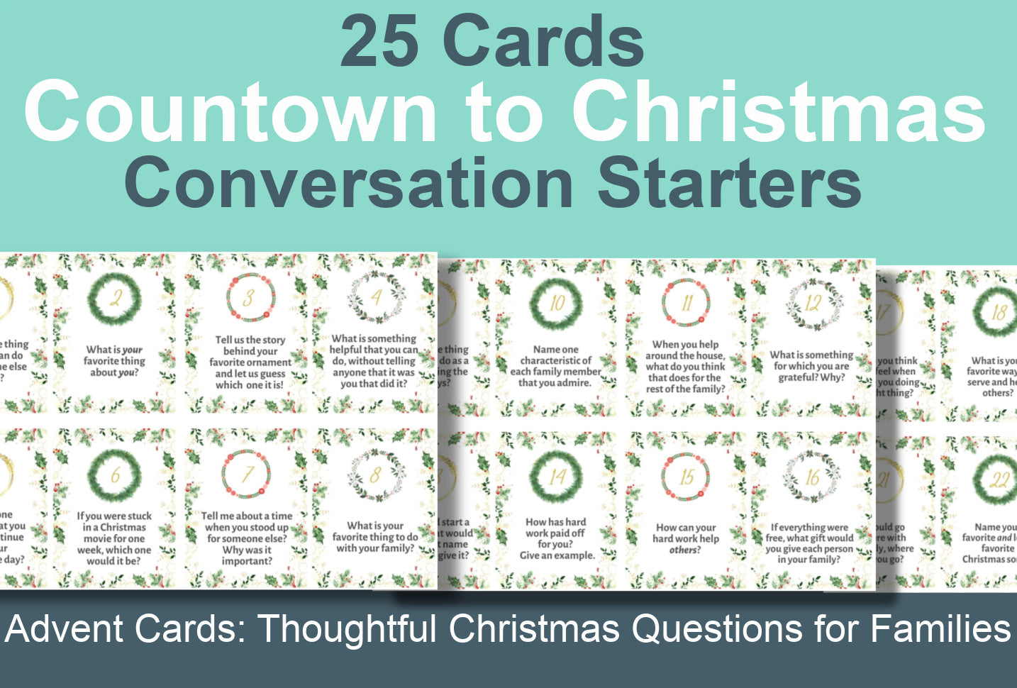 advent-christmas-conversation-cards-25-days-of-christmas-topics-your-modern-family-shop for Free Printable Christmas Conversation Starters Advent: Christmas Conversation Cards (25 Days of Christmas Topics) - Your Modern Family Shop for Free Printable Christmas Conversation Starters