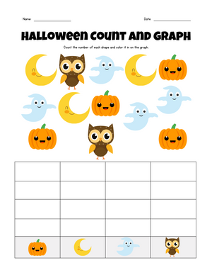 Halloween Educational Packet for Preschool & Kindergarten