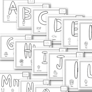 Letter Play Dough Mats - Learn the ABC's with Play-Doh! Two Sets of 26-Printable Play-Doh Mats
