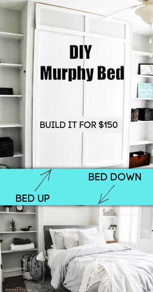 DIY Murphy Bed - Build your own wall bed for $150