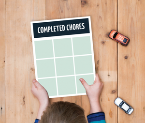 Printable Chore Card Packet for Younger Kids (3 sets + Tracking Sheets)