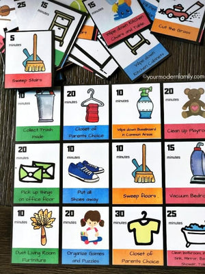 Swap Chores For Screen Time (Over 70 Cards!)
