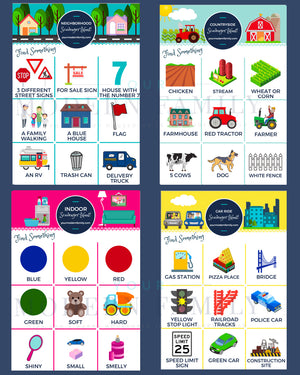 Scavenger Hunt Printable Pack - 12 Sheets!