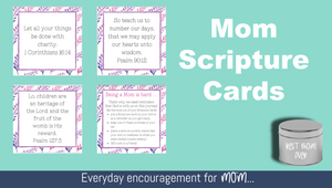Mom's Scripture Cards - Encouragement & Scripture Cards for Mom