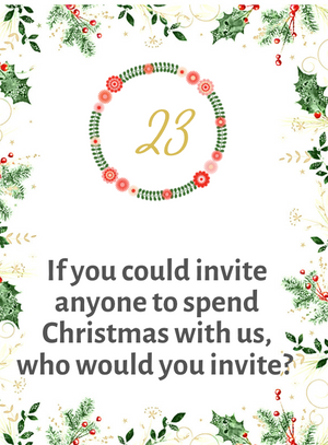 Christmas Countdown Cards: Meaningful Conversation Starters for Families