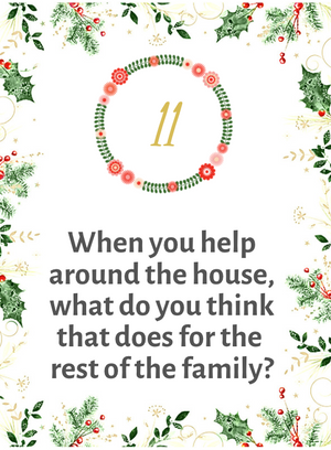 Christmas Countdown Cards: Meaningful Conversation Starters for Families