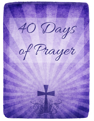 40 Days of Prayer Lent Printable Cards