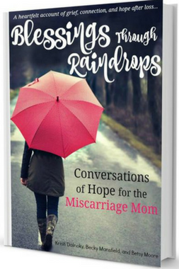 Blessings Through Raindrops - Conversations of Hope for the Miscarriage Mom