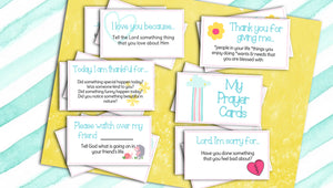 Prayer Prompt Cards for Kids